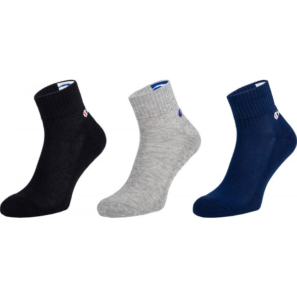 Champion ANKLE SOC DOUBLE LOGO X3  35 - 38 - Unisex ponožky Champion