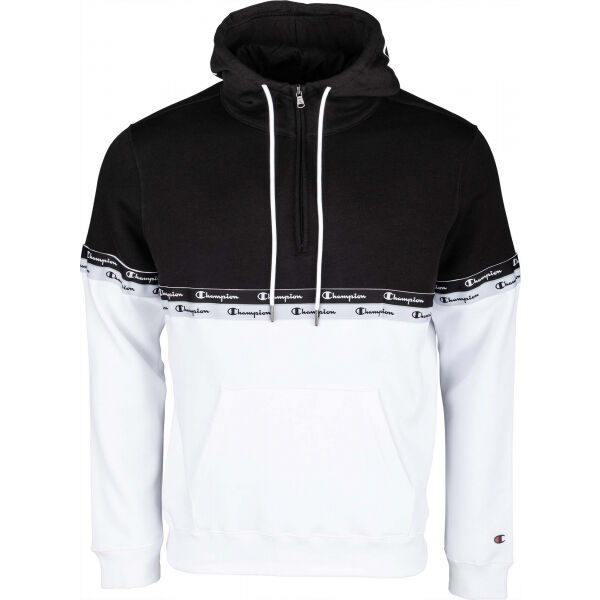 Champion HOODED HALF ZIP SWEATSHIRT  2XL - Pánská mikina Champion