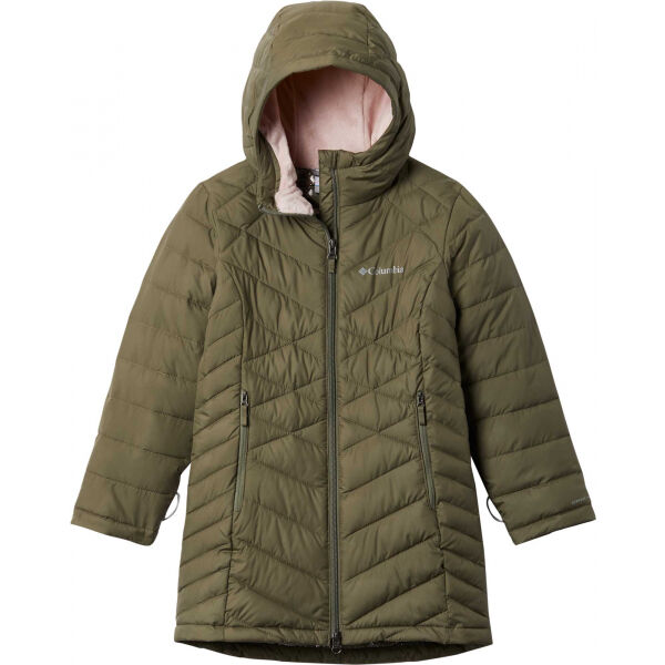 Columbia G HEAVENLY LONG JACKET  XS - Dívčí bunda Columbia