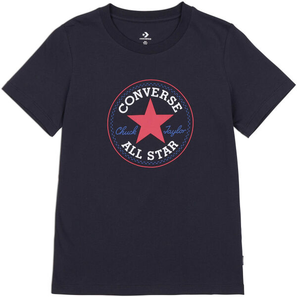 Converse CHUCK TAYLOR ALL STAR PATCH TEE  S - Dámské tričko Converse
