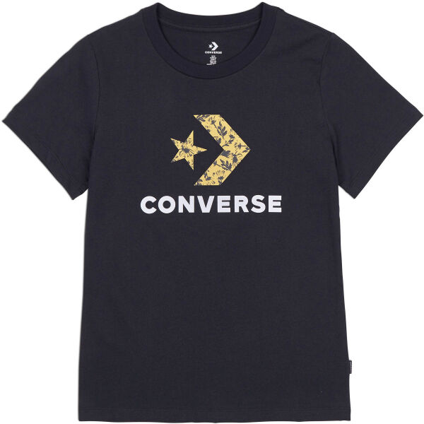 Converse FLORAL STAR CHEVRON GRAPPHIC TEE  L - Dámské tričko Converse