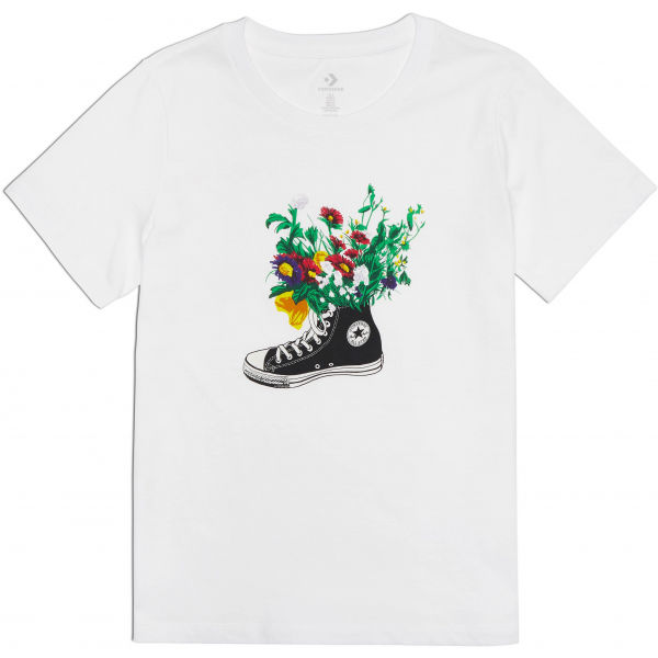 Converse FLOWERS ARE BLOOMING TEE  S - Dámské tričko Converse