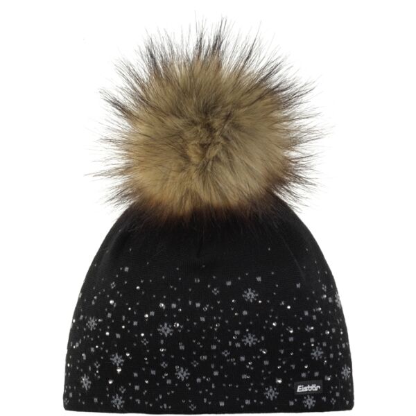 Eisbär RANA LUX CRYSTAL  UNI - Dámská čepice s bambulí Eisbär