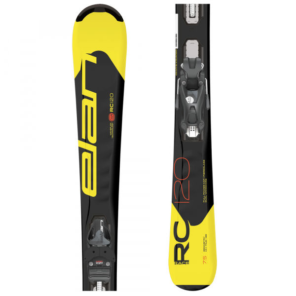 Elan RC RACE YELLOW/BLACK QS + EL 7.5 BLK  130 - Juniorské sjezdové lyže Elan