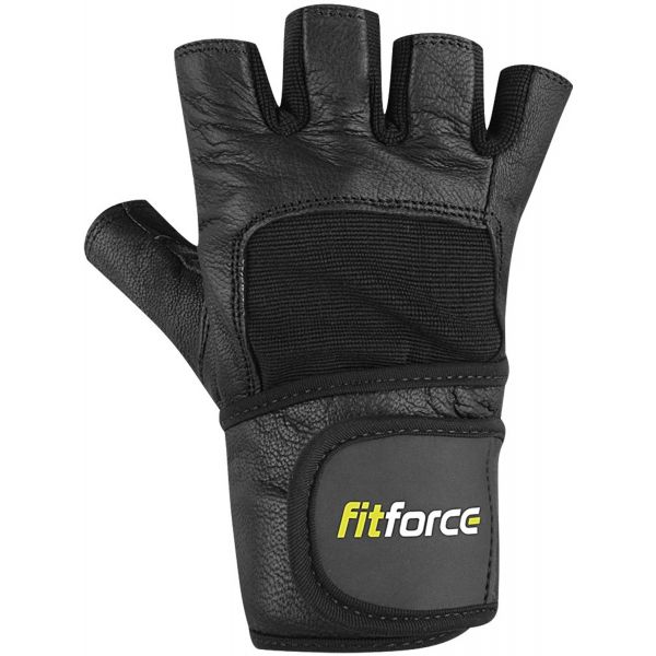 Fitforce FITNESS RUKAVICE černá XS - Rukavice na fitness Fitforce