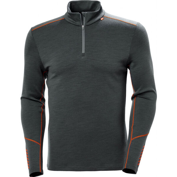 Helly Hansen LIFA MERINO MIDWEIGHT 1/2 ZIP  2XL - Pánské Merino triko Helly Hansen
