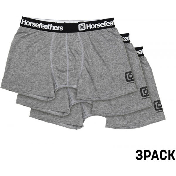 Horsefeathers DYNASTY 3PACK BOXER SHORTS  S - Pánské boxerky Horsefeathers