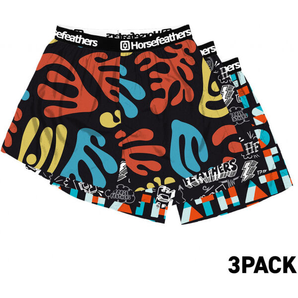 Horsefeathers FRAZIER 3PACK BOXER SHORTS  XL - Pánské boxerky Horsefeathers