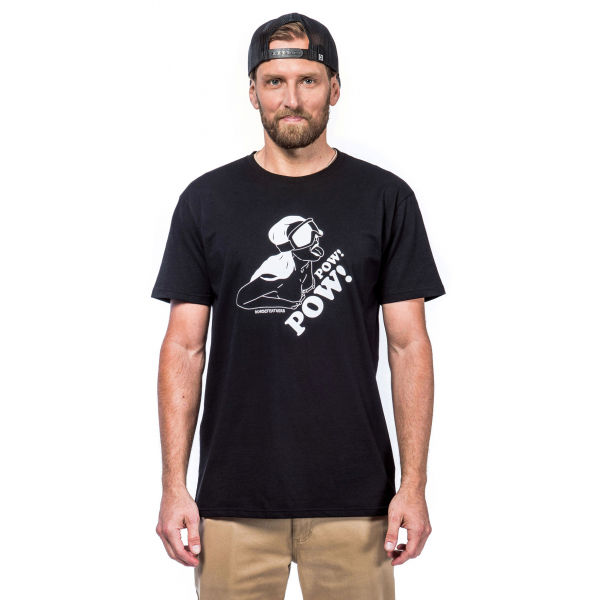 Horsefeathers POW POW T-SHIRT  M - Pánské tričko Horsefeathers