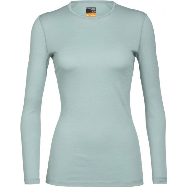 Icebreaker 200 OASIS LS CREWE modrá S - Funkční triko Icebreaker