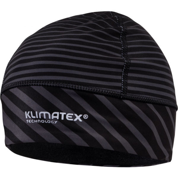 Klimatex MACHAR černá L/XL - Zimní běžecká čepice Klimatex