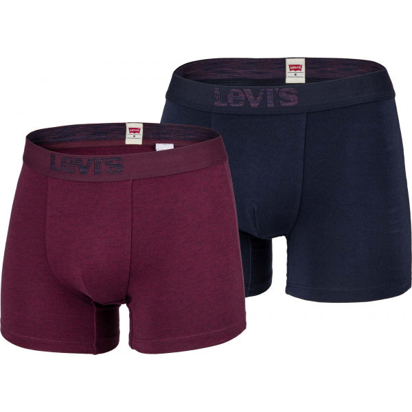 Levi's MEN PREMIUM OPTICAL ILLUSION BOXER 2P MIX  M - Pánské boxerky Levi's