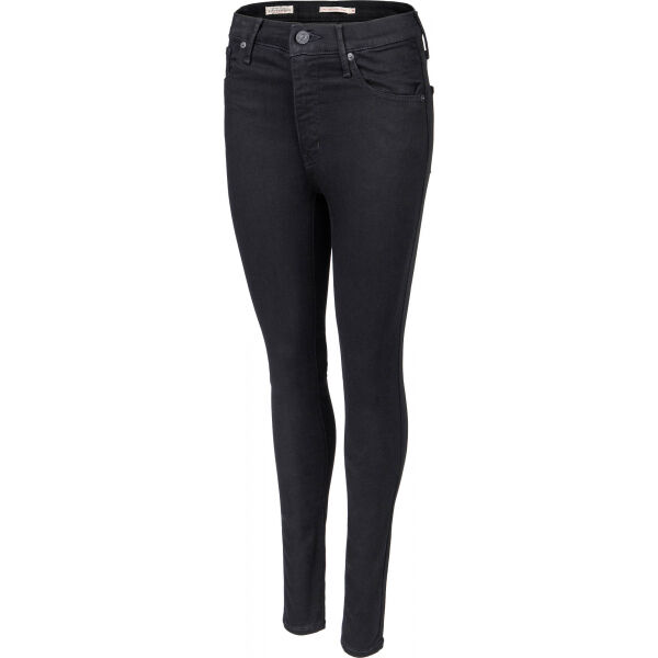 Levi's MILE HIGH SUPER SKINNY BLACK G  26/30 - Dámské kalhoty Levi's