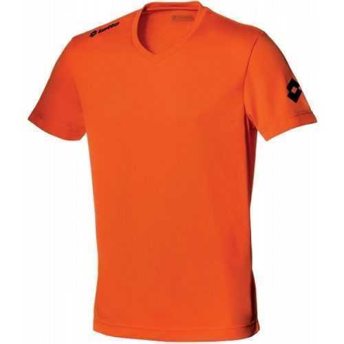 Lotto JERSEY TEAM EVO SS oranžová L - Pánský fotbalový dres Lotto
