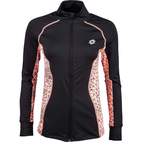 Lotto RUN&FIT W SWEAT FZ PL  L - Dámská běžecká mikina Lotto