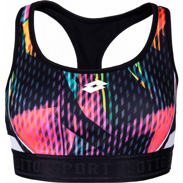 Lotto VABENE W IV TOP BS PRT 2 PL  XL - Dámská sportovní podprsenka Lotto