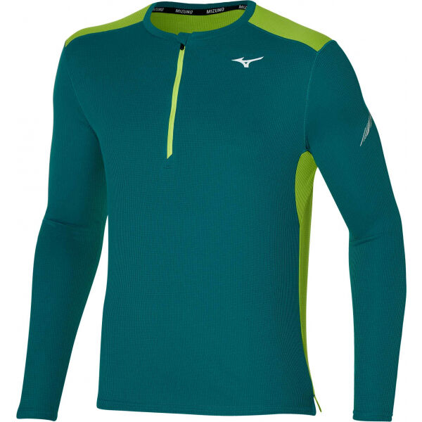 Mizuno DRY AERO FLOW LS HZ  XL - Pánské funkční triko s dlouhým rukávem Mizuno