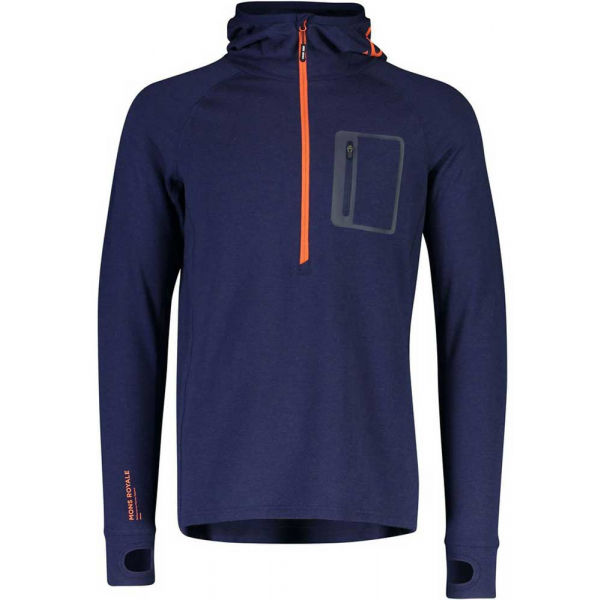 MONS ROYALE TRAVERSE MIDI HALF ZIP  M - Pánská funkční mikina z merino vlny MONS ROYALE