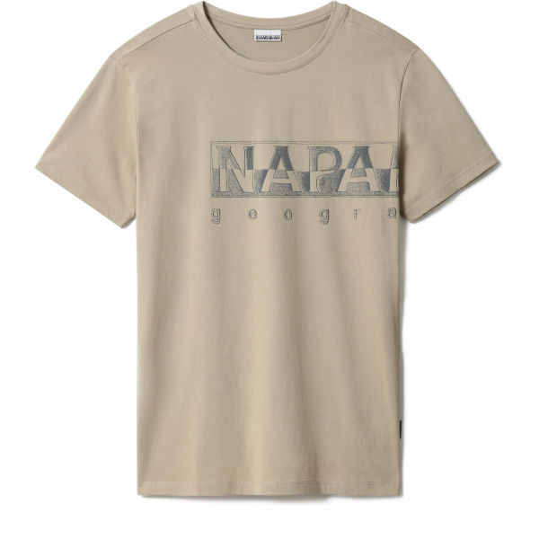 Napapijri SALLAR LOGO  2XL - Pánské tričko Napapijri