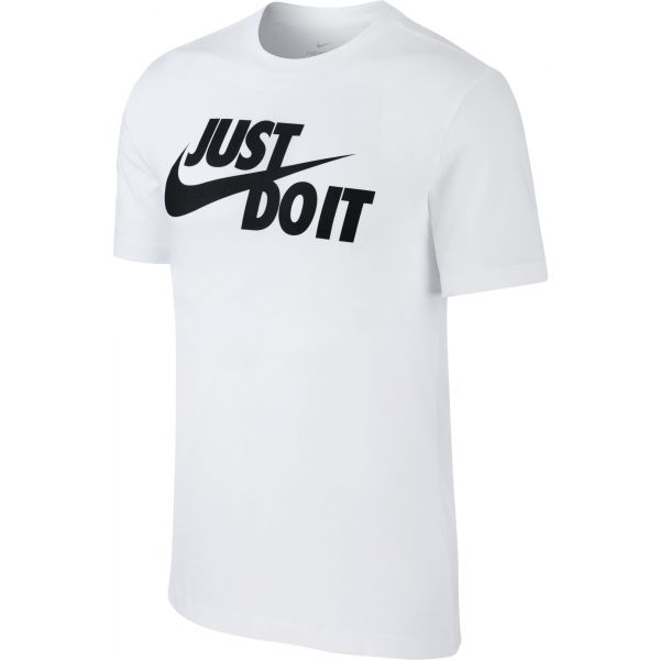 Nike NSW TEE JUST DO IT SWOOSH bílá M - Pánské triko Nike