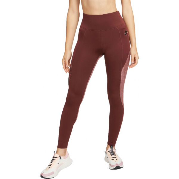 Nike AIR  DF TIGHT BRW W  S - Dámské běžecké legíny Nike