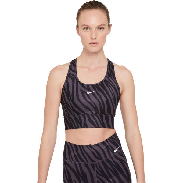 Nike SWOOSH ICONCLASH BRA SP21 NEO  M - Dámská sportovní podprsenka Nike