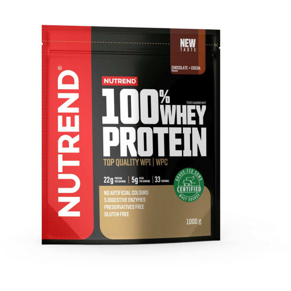 Nutrend 100% WHEY PROTEIN 1000 g ČOKOLÁDA + KAKAO   - Protein Nutrend