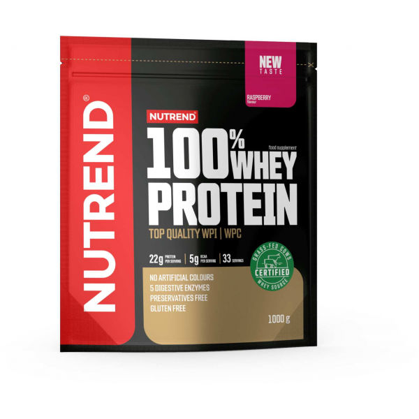 Nutrend 100% WHEY PROTEIN 1000 g JAHODA   - Protein Nutrend