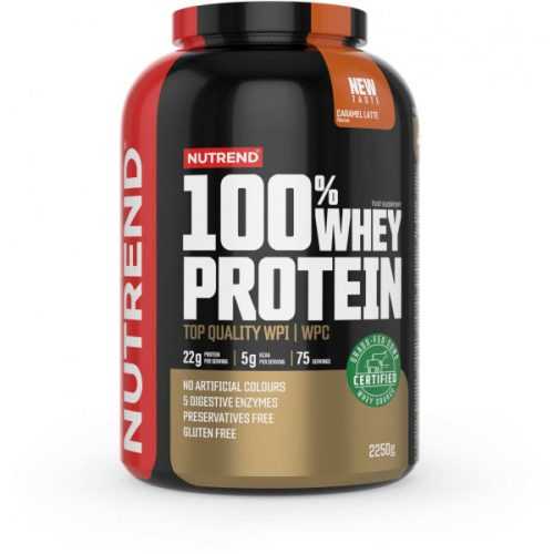 Nutrend 100% WHEY PROTEIN 2250 g KARAMELOVÉ LATTÉ   - Protein Nutrend