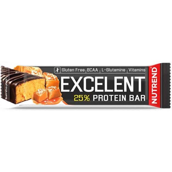 Nutrend EXCELENT PROTEIN BAR 85G SLANÝ KARAMEL   - Proteinová tyčinka Nutrend