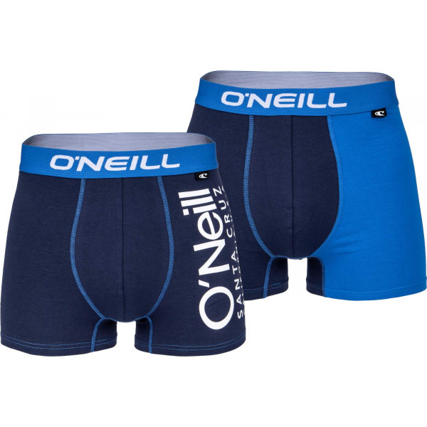 O'Neill MEN BOXER SIDE LOGO&PLAIN 2PACK  L - Pánské boxerky O'Neill