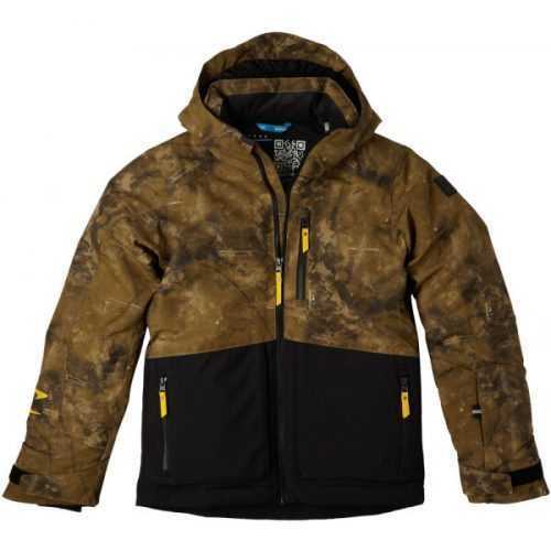 O'Neill TEXTURE JACKET  140 - Chlapecká lyžařská/snowboardová bunda O'Neill