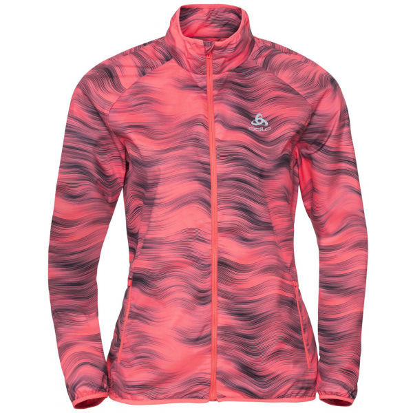 Odlo JACKET ESSENTIAL LIGHT PRINT  S - Dámská bunda Odlo