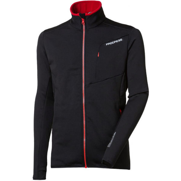 Progress HURICAN černá M - Pánská funkční mikina Progress