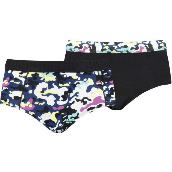 Puma WOMEN PRINTED MINI SHORT 2P  L - Dámské kalhotky Puma