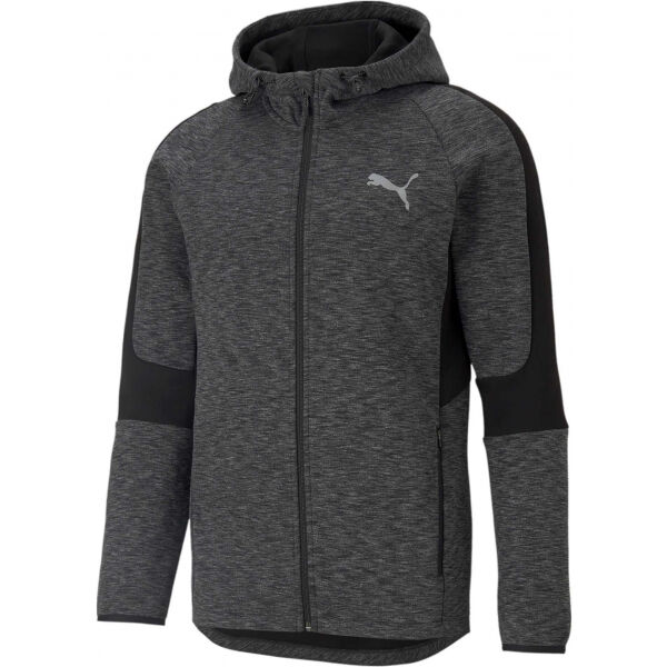 Puma EVOSTRIPE  FZ HOODIE  L - Sportovní mikina Puma