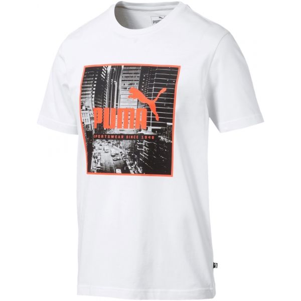 Puma Photo Street Tee bílá L - Pánské triko Puma