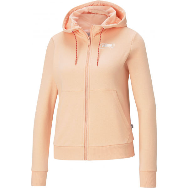 Puma REBEL FULL-ZIP HOODIE  L - Dámská mikina Puma