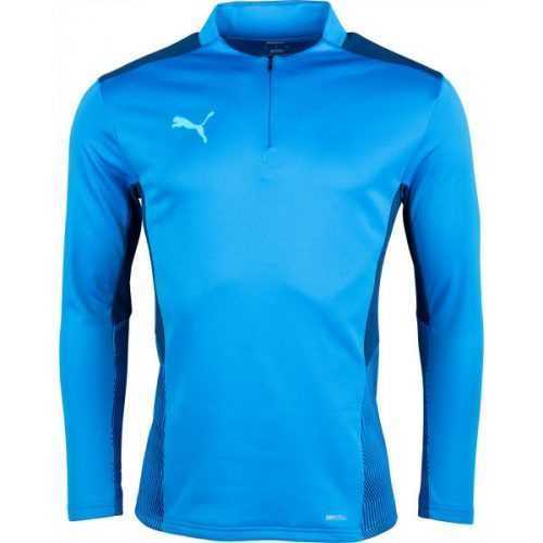 Puma TEAMCUP 1/4 ZIP TOP  L - Pánská tréninková mikina Puma