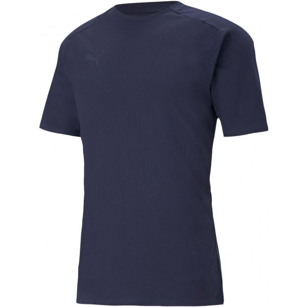 Puma TEAMCUP CASUALS TEE  XS - Fotbalové triko Puma