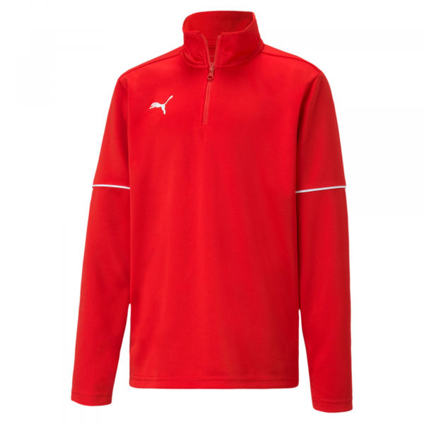 Puma TEAMGOAL 1 4 ZIP TOP CORE JR  164 - Chlapecká mikina Puma