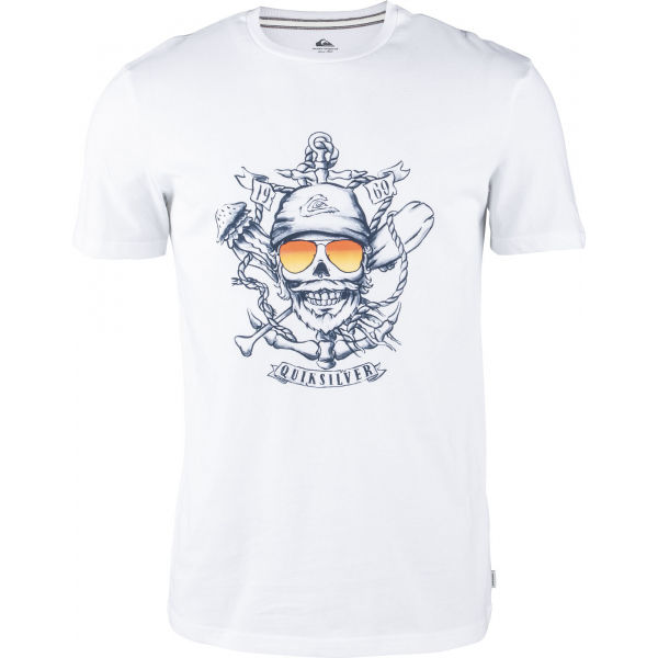 Quiksilver MADE OF BONES SS  S - Pánské triko Quiksilver