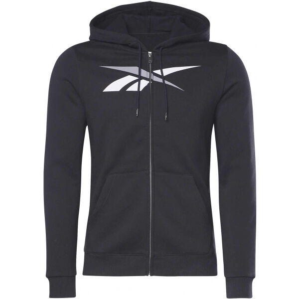 Reebok TE VECTOR FZ HOODIE  L - Pánská flísová mikina Reebok