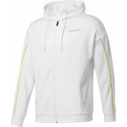 Reebok TRAINING ESSENTIALS PIPING FZ HOODIE  M - Pánská mikina Reebok