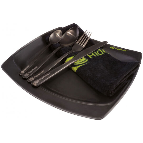 RIDGEMONKEY SQ DLX LARGE PLATE SET  UNI - Jídelní sada RIDGEMONKEY