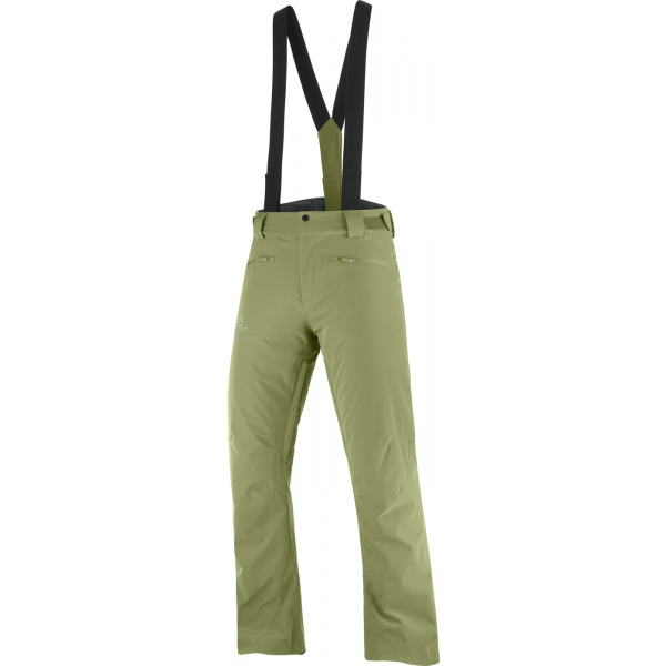 Salomon STANCE PANT M zelená XL - Pánské lyžařské kalhoty Salomon