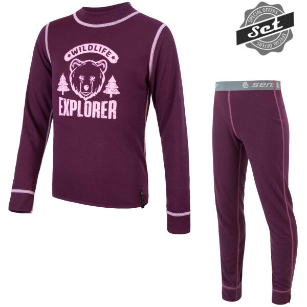 Sensor DOUBLE FACE SET WILD  130 - Set funkčního prádla Sensor