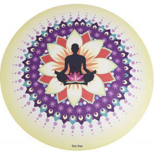 SHARP SHAPE ROUND YOGA MAT MEDITATION   - Jogamatka SHARP SHAPE