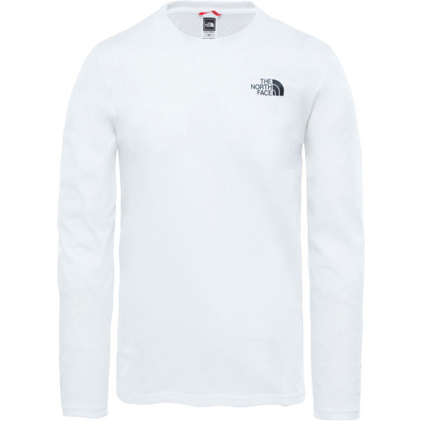 The North Face L/S EASY TEE bílá M - Pánské tričko The North Face