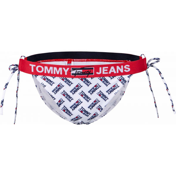 Tommy Hilfiger CHEEKY STRING SIDE TIE BIKINI  M - Dámský spodní díl plavek Tommy Hilfiger